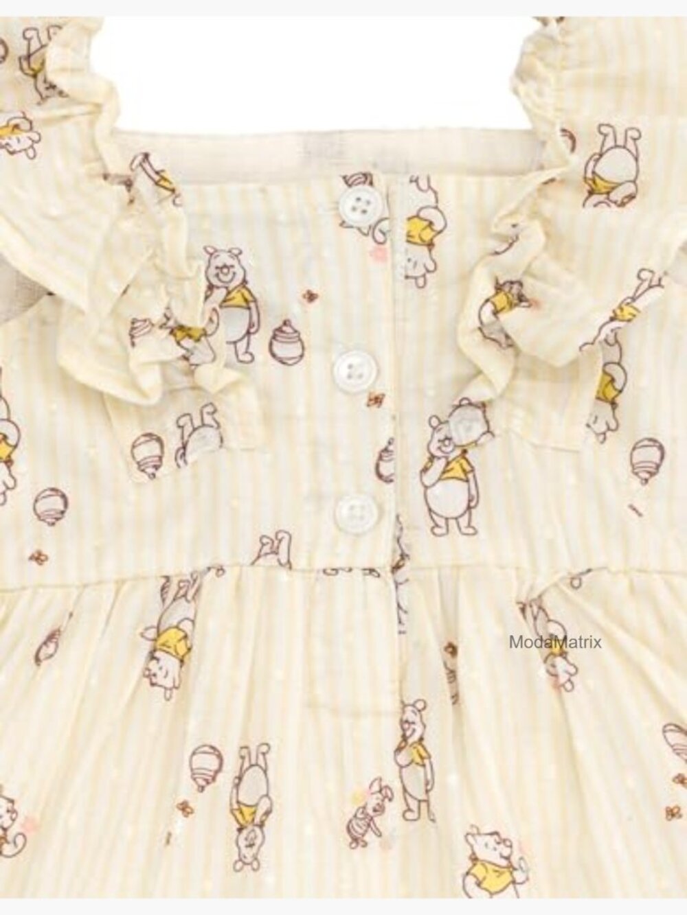 Girls Sleeveless Flare Dress with Tiered Skirt - 3T - Picture 5 of 7